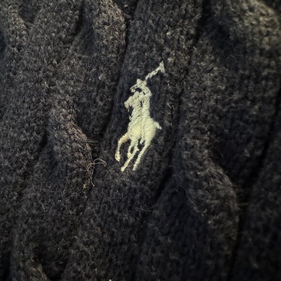 Navy Blue Polo Ralph Lauren Sweater - Picture 3 of 4